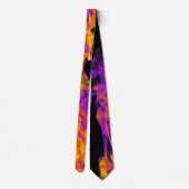 Cravate Motif incendie et flamme (Dos)