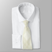 Cravate Motif Jacquard blanc (Attaché)