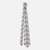Cravate motif japonais cool carrelé (Dos)
