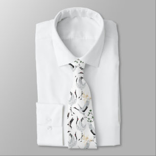 Cravate motif japonais cool carrelé