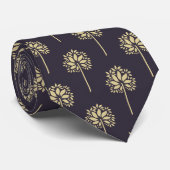 Cravate Motif japonais oriental classique d'arbre de (Roulé)