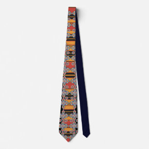 CRAVATE MOTIF KABYLE AMAZIGH SYMBOLE DES BERBERES