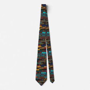 Cravate Motif Kente de style ghanéen