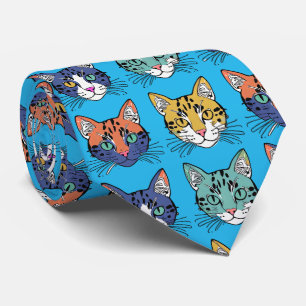 Cravate Motif Kitten