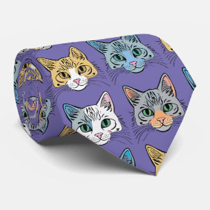 Cravate Motif Kitten