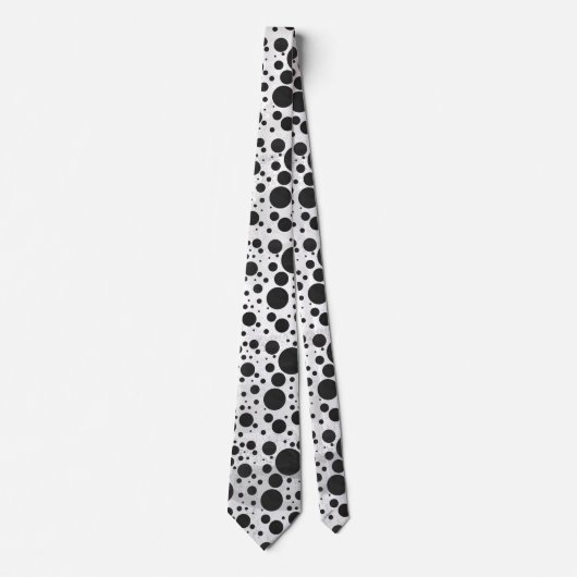 Cravate Motif Kohl Black Polka (Devant)