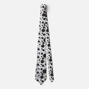 Cravate Motif Kohl Black Polka