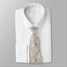 Cravate Motif lapin adorable