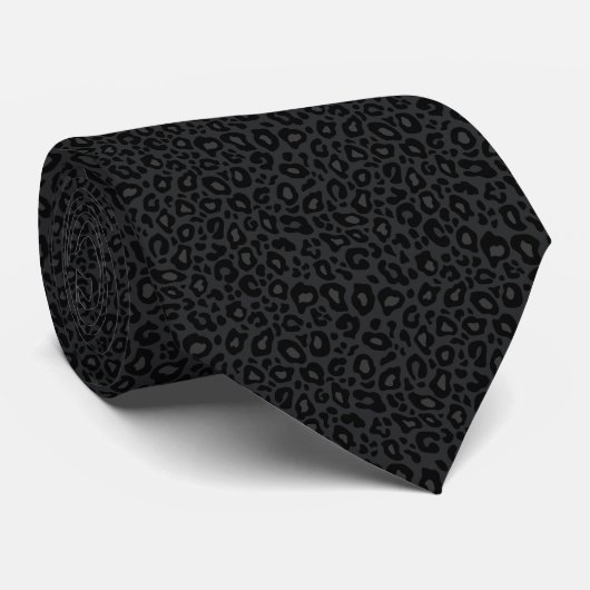 Cravate motif léopard (Roulé)