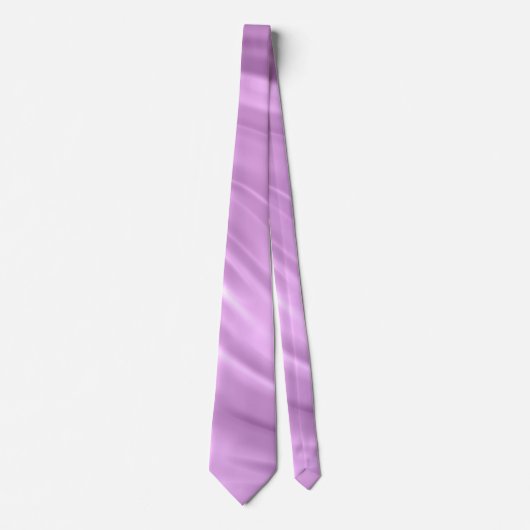Cravate Motif Lilac Swirl de couleur vive (Devant)