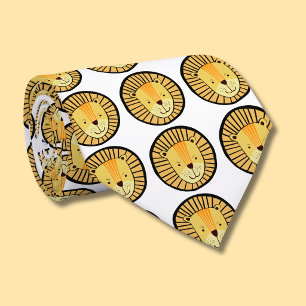 Cravate Motif lion