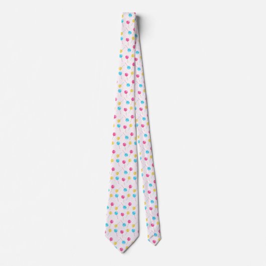 Cravate motif lollipop cool (Devant)