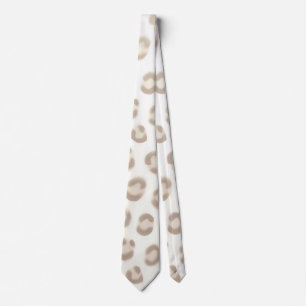 Cravate Motif Luxe Animal Doux Impression Élégante d'Ani