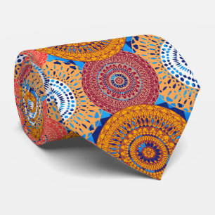 Cravate Motif mandala