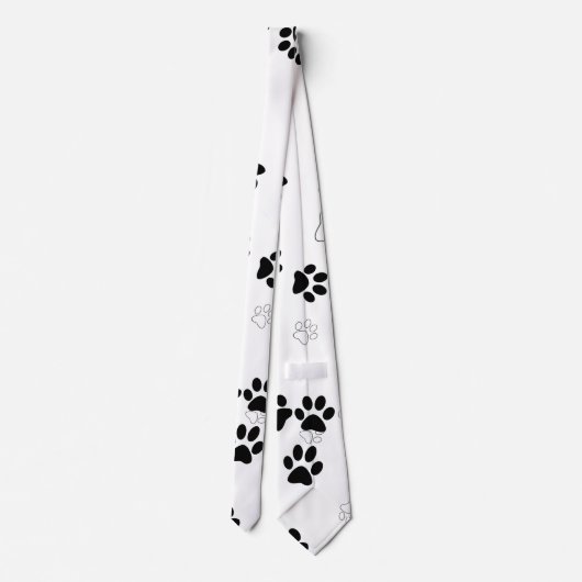Cravate Motif mât chien mignon (Dos)