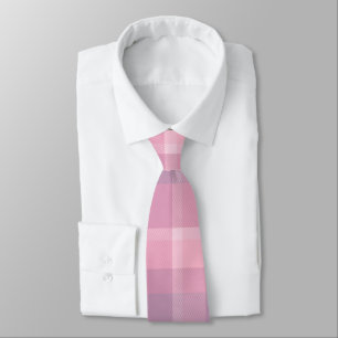 Cravate Motif mauve de plaid
