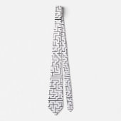 Cravate Motif Maze (Devant)
