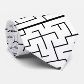 Cravate Motif Maze (Roulé)