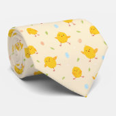 Cravate Motif mignon de Pâques (Roulé)