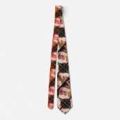 Cravate Motif mignon rose (Dos)
