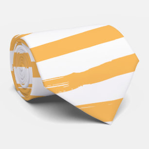 Cravate Motif moderne blanc jaune d'eau pour lui