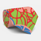 Cravate Motif moderne Bud & Flower Bold (Roulé)