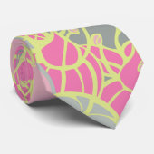 Cravate Motif moderne Bud & Flower Bold (Roulé)