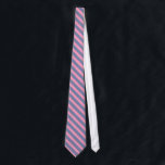 Cravate Motif moderne rose et gris bleu<br><div class="desc">Elégant sobre design moderne et simple large rayures,  bleu-gris et rose</div>