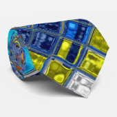 Cravate Motif mosaïque Abstrait #7 (Roulé)