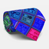 Cravate Motif mosaïque en verre tendu #2 (Roulé)