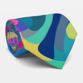 Cravate Motif multicolore (Roulé)