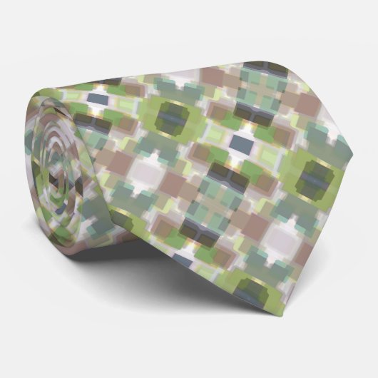 Cravate Motif multicolore (Roulé)