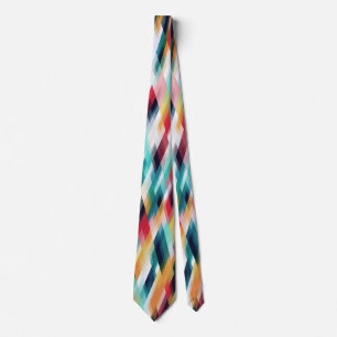 Cravate Motif multicolore coloré