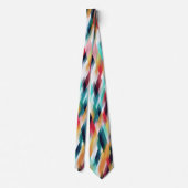 Cravate Motif multicolore coloré (Dos)