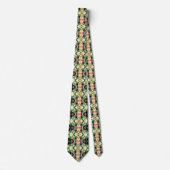 Cravate Motif multicolore discret (Devant)