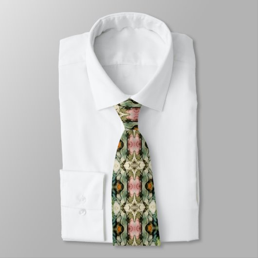 Cravate Motif multicolore discret (Attaché)