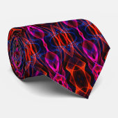 Cravate Motif multicolore numérique (Roulé)