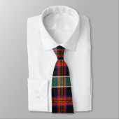 Cravate Motif multicolore Tartan (Attaché)