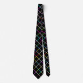 Cravate Motif multicouleur Carré (Devant)