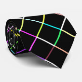 Cravate Motif multicouleur Carré (Roulé)