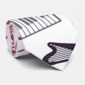 Cravate Motif musical (Roulé)