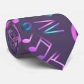 Cravate Motif musical (Roulé)