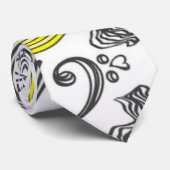 Cravate Motif musical (Roulé)