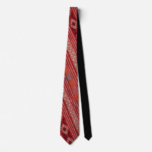 CRAVATE MOTIF MZEB AMAZIGH SYMBOLE DE BERBERBERBER STROPDAS