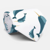 Cravate Motif Narwhal (Roulé)