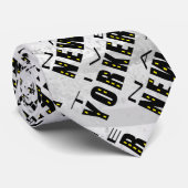 Cravate Motif natif du New Yorker (Roulé)