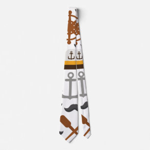 Cravate Motif nautique