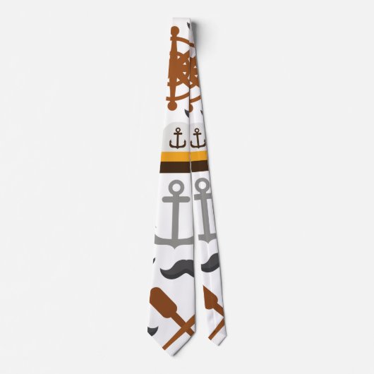Cravate Motif nautique (Devant)