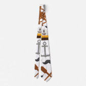 Cravate Motif nautique (Dos)