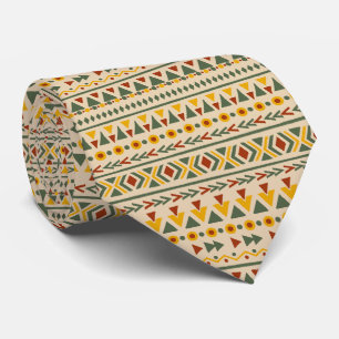 Cravate Motif Navajo Aztèque
